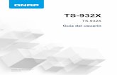 Guía del usuario del TS-932X - Mayorista Online de ... · Memoria preinstalada • RAM de 2 GB: 1 módulo DDR4 de 2 GB • RAM de 8 GB: 1 módulo DDR4 de 8 GB Utilice solamente módulos