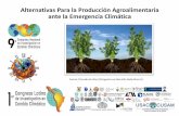 Alternativas Para la Producción Agroalimentaria ante la ... · El uso de fertilizantes en el mundo •La Organización para la Alimentación y la Agricultura (FAO) señaló que en