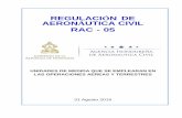 REGULACIÓN DE AERONÁUTICA CIVIL RAC - 05ahac.gob.hn/Descargas/Biblioteca Tecnica... · regulaciÓn de aeronÁutica civil rac - 05 unidades de medida que se emplearan en las operaciones