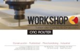 workshopworkshop-ec.com/catalogo.pdf · SEÑALETICA CNC ROUTER MATERIALES: EDIFICIOS comunicación visual sintra, pvc, madera, acrilico, mdf, metal letreros Fabricamos señalética