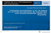 Impacto económico y en la Salud en el entorno familiar de ... · Impacto económico y en la salud en el entorno familiar de pacientes con enfermedades raras en España Departamento