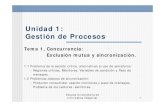 Unidad 2: Gestión de Procesosfjgonzalez/apuntes_aso/Tema1.pdf · Informática (Segovia) 9 1.1 Problema de la sección crítica. Región crítica condicional (RCC): Limitaciones de