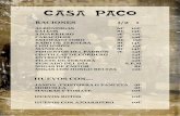 CÄSÄ RACIONES ALBÓNDIGAS CALLOS AJOARRIERO …casa-paco.com/wp-content/uploads/2020/05/CASA-PACO-mayo... · 2020. 5. 26. · cÄsÄ raciones albÓndigas callos ajoarriero caracoles