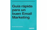 Guía rápida para un buen email marketing culturalasimetrica.org/wp-content/uploads/2013/05/Guia... · Crear Una Cuenta 1. Por qué Mailchimp 2. Dar de alta una cuenta en Mailchimp