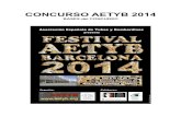 Bases Concurso AETYB 2014 Concurso AETYB 2014.pdf · BASES del CONCURSO Lugar y fecha del Concurso: El concurso tendrá lugar en Barcelona (España), en la Escuela Superior de Música