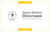 Nuevo Boletín Diocesano - Diócesis de Mar del Plata · Mestre, obispo de Mar del Plata, dio inicio al Tribunal Eclesiástico diocesano. Al ﬁnalizar la homilía, juraron los miembros