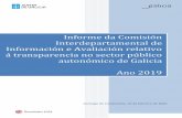 Informe da Comisión Interdepartamental de Información e … · 2020. 9. 15. · O presente informe, aprobado pola Comisión Interdepartamental de Información e Avaliación na súa