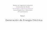 Master en Ingeniería Industrial Universidad de Alcalá ... · Análisis y operación de sistemas de energía eléctrica Operación y control del S.E.P. Análisis del flujo de carga