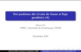 Del problema del c䐀rculo de Gauss al flujo geod䐀sico (4)irma.math.unistra.fr/~py/Documents/tabasco4.pdf · 2018. 9. 14. · Del problema del c´ırculo de Gauss al ﬂujo geod´esico