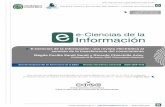 E-Ciencias de la Información: una revista electrónica al servicio de la … · 2016. 12. 15. · servicio de la transferencia del conocimiento1 Magda Cecilia Sandí Sandí2 y Ricardo