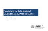 Panorama de la Seguridad Ciudadana en América Latinabvsper.paho.org/videosdigitales/matedu/20101014_Seguridad_Ciuda… · •Reducir manifestaciones de violencia de género y contra
