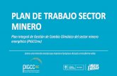PLAN DE TRABAJO SECTOR MINERO...Taller de Adaptación: Metodología de riesgos y AbE CORTO PLAZO (2019 -2020) MEDIANO PLAZO (2021 2025) ... Consultores: Natura Software, Jorge Armando