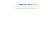 Կոնվերս Բանկ փակ ... - Converse Bank · «Կոնվերս Բանկ» փակ բաժնետիրական ընկերություն Համախմբված ֆինանսական