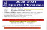 Seymour Middle School - Newssms.scsc.k12.in.us/images/2020_2021_Free_Sports_Physicals.pdf · examen físico IHSAA y deberá presentarlas firmadas antes que el estudiante sea examinado