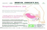 septiembre2015 - HRAEIhraei.net/infodigital/documentos/boletin 2015... · 2017. 2. 3. · Septiembre 26 Día Nacional para la Prevención del Embarazo NO Planificado en Adolescentes