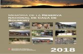 MEMÒRIA DE LA RESERVA NACIONAL DE AÇA DE · Gestió i conservació d’ocells carronyaires..... 43 8.- ECOTURISME ... i –gràcies al Safari Club Internacional– s’ha pogut