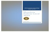 Memòria Policia Local 2016 - canetdemar.catcanetdemar.cat/ARXIUS/documpdf/PDFvaris2017/MEMORIA_2016_p… · La memòria anual recull les activitats més importants realitzades durant