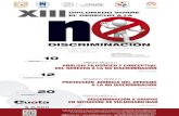 caRtel nOdiscrIm2017 - CONAPRED · ANÁLISIS FILOSÓFICO Y CONCEPTUAL DEL DERECHO A LA NO DISCRIMINACIÓN (36 horas) SEGUNDO MÓDULO PROTECCIÓN JURíDlCA DEL DERECHO A LA NO DISCRIMINACIÓN