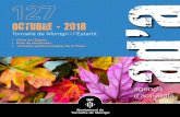 OCTUBRE - 2018 Organitza: Ass. Amics de Santa Caterina i Casal del Montgrí De 8 a 14 h 9a edició TrAveSSIA NeDANT A LeS ILLeS meDeS per la marató de Tv3 Lloc: Platgeta (Costat port