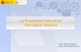 La Propiedad Industrial Conceptos Básicos...Conceptos básicos acerca de marcas, diseños y patentes 3. Los servicios de la OEPM Índice PROPIEDAD INTELECTUAL Derecho de autor Propiedad