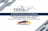 CONVOCATORIA - FEM...2020/09/17  · CONVOCATORIA Fomento Ecuestre del Estado de Querétaro A.C. y Eventos Ecuestres Del Bajío S.A. de C.V. invitan a todos los binomios a nuestro