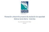 AIOM - International Association of Operative Millers ...€¦ · Riesgos Identificados Incidentes de seguridad OEE - Cantidad averías identificadas Disponibilidad Producción Real,