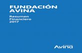 Resumen Financiero 2017 - ESPinformeavina2017.avina.net/.../resumen...2017-esp.pdf · Las cifras han sido auditadas externamente. Para el año 2017, los gastos administrativos representan