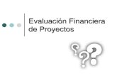 Evaluación Financiera de Proyectos · Caso Práctico Para efectos de tratar el tema de la evaluación de proyectos, usaremos un caso práctico. Supongamos que vamos a empezar una