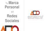 Tu Marca Personal - Universidad de Colima · 2018. 9. 21. · Construir y optimizar nuestra marca personal aprovechando los beneficios de los medios digitales para conseguir nuestro