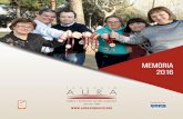 Memoria 2017 cat web - aurafundacio.orgPremi a AURA FUNDACIÓ per la tasca en inserció social i laboral HUMANA (2016) Placa commemorativa de part de la Generalitat de Catalunya amb