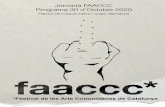Jornada FAACCC · Arts Comunitàries de Catalunya que es realitzarà entre el 12 i el 15 de maig del 2021. El Festival de les Arts Comunitàries de Catalunya (FAACCC) segueix i reconeix