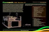 HD Series ES - Maquinaria de termoformadoformech.es/wp-content/uploads/Hoja-Tecnica-HD-Series.pdf · • Makita (Embalajes – Reino Unido) Área de formado Tamaño de la lámina