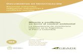 New Documentos de Investigación 104 · 2020. 6. 11. · Documentos de Investigación 104 Minería y conflictos en torno al control ambiental: la experiencia de monitoreos hídricos