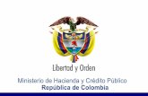Ministerio de Hacienda y Crédito Público República de Colombia · • Taxonomías fundamentadas en el Estatuto Orgánico del Presupuesto General de la Nación . Ministerio de Hacienda