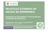 New presentacion practicas externas · 2020. 3. 23. · Universidad de Granada Departamento de Enfermería. Estructura de las Prácticas en el Plan de ... 2º Semestre 1º Semestre