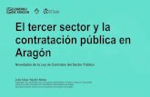 1 El tercer sector y la contratación pública en Aragón...1 El tercer sector y la contratación pública en Aragón Julio César Tejedor Bielsa Catedrático de Universidad (acr.)