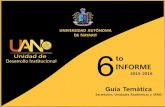 Sexto - Universidad Autónoma de Nayarit...de la Secretaría de Finanzas y Administración : Unidades Académicas ... Programas Académicos que utilizan las TIC aplicadas a la educación
