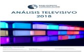 ANÁLISIS TELEVISIVO 2018 - Barlovento Comunicación · La inversión publicitaria registraba un total de 2.143 millones de euros en 2017, con datos de facturación elaborados por
