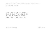 Computing Disciplines & Careers Homeworkwds/classes/cdc/Homework/Homework.pdf · Class meets in Olin Engineering 118 from 12:00 p.m. to 12:50 p.m. Monday Tuesday Wednesday Thursday
