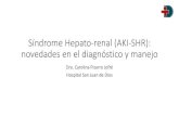 Síndrome Hepato-renal (AKI-SHR): novedades en el ... · Síndrome Hepato-renal (AKI-SHR): novedades en el diagnóstico y manejo ... Nassar Junior AP (2014) Terlipressin versus Norepinephrine