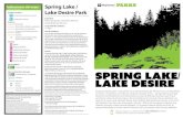 Indicaciones del mapa Spring Lake / Lake Desire Park...Indicaciones del mapa (mapa en el reverso) Mapa creado por la División de Parques y Recreación del condado ... del labrador.