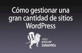 Cómo gestionar una gran cantidad de sitios WordPress€¦ · % uso WordPress. Comunidad. Ecosistema empresarial. Hosting Instalables SaaS. Centro de comando y control WP - Instalables