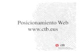 New Posicionamiento Web  · 2016. 2. 8. · Posicionamiento Web Bizkaiko Garraio Partzuergoa ... PÁGINAS / SESIÓN DURACIÓNMEDIA DE LA SESIÓN 3,28 00:02:49. ORIGEN ACCESOS A LA