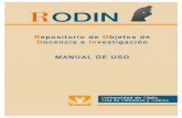 Manual de RODIN Biblioteca UCA - 2009 - Portal de la ...biblioteca.uca.es/wp-content/uploads/2017/10/rodinpdfweb.pdfinvestigadores y unidades de la UCA. - Incrementar su visibilidad