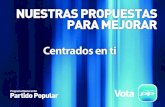 Balazote€¦ · Balazote Programa de Gobierno del Partido Popular para el Municipio de Jesús García Soriano Candidato a la Alcaldía de Balazote por el Partido Popular