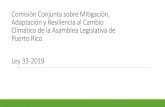 Comisión Conjunta sobre Mitigación, Adaptación y Resiliencia al … de Interes... · 2019. 9. 3. · Resiliencia al Cambio Climático a evaluarse por la Comisión Conjunta sobre
