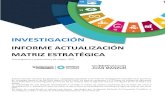 Informe de actualización matriz estratégicaled.tucuman.gov.ar/files/files/pdf/20190527_202045_Investigaciones… · De las mismas, 865 se lograron vincular con alguno de los 17