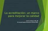 La acreditación: un marco para mejorar la calidadlildbi.fcm.unc.edu.ar/lildbi/tesis/GilmoreCba_10mayo2019.pdfCapítulos de Estándares JCI Hospital Académico Gestión de la organización