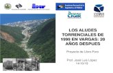 LOS ALUDES TORRENCIALES DE 1999 EN VARGAS: 20 AÑOS …€¦ · Modelo de susceptibilidad a deslizamientos e índices de erosión en la cuenca del Rio Mamo y subcuenca El Tigre, Litoral