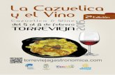 DIPTICO CAZUELA Y VINO 2015 - Torrevieja Cazuelica y el Vino/DIPTICO... · VINO RECOMENDADO: Los señores, viña campus, verdejo (D.O. Navarra) Restaurante La Mata “Felisa” Avda.